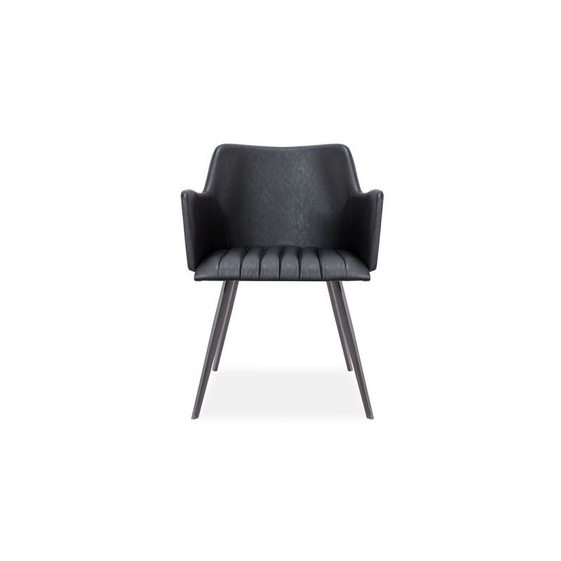 Andorra Arm Chair Vintage Black Seat