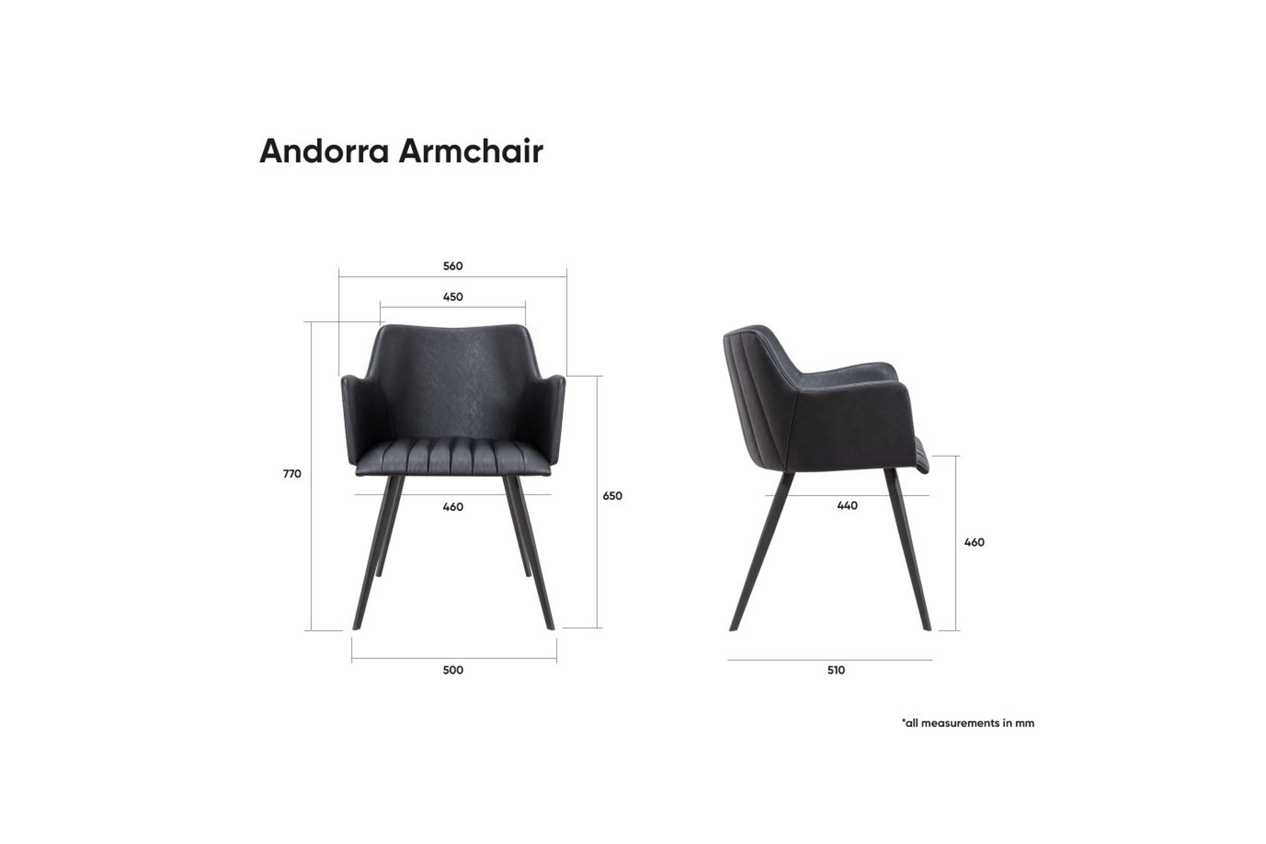 Andorra Arm Chair Vintage Green Seat