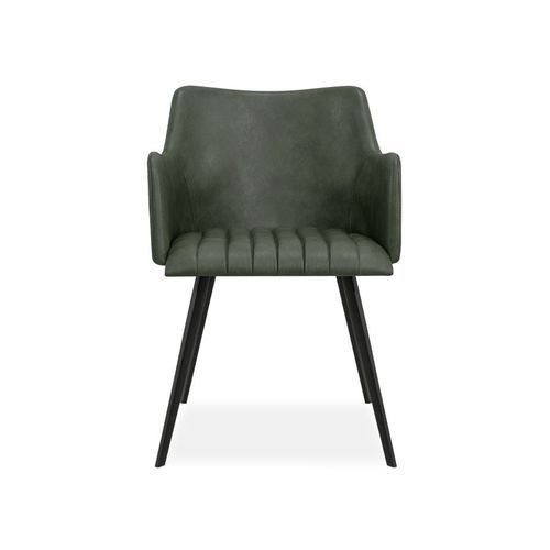 Andorra Arm Chair Vintage Green Seat