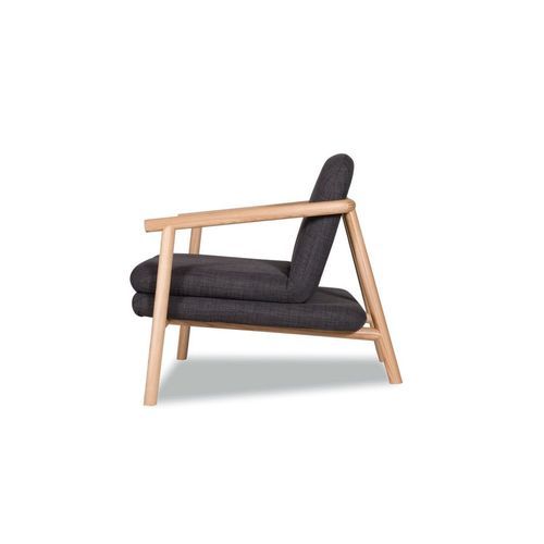 Bene Lounge Chair  - Charcoal Fabric