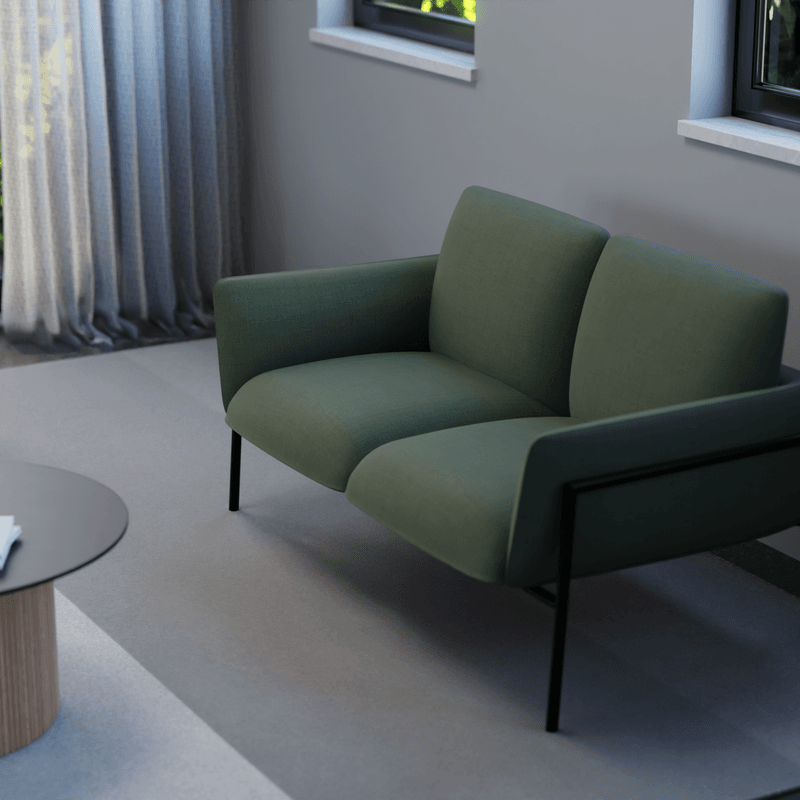 Charlie 2 Seater Kelp Green