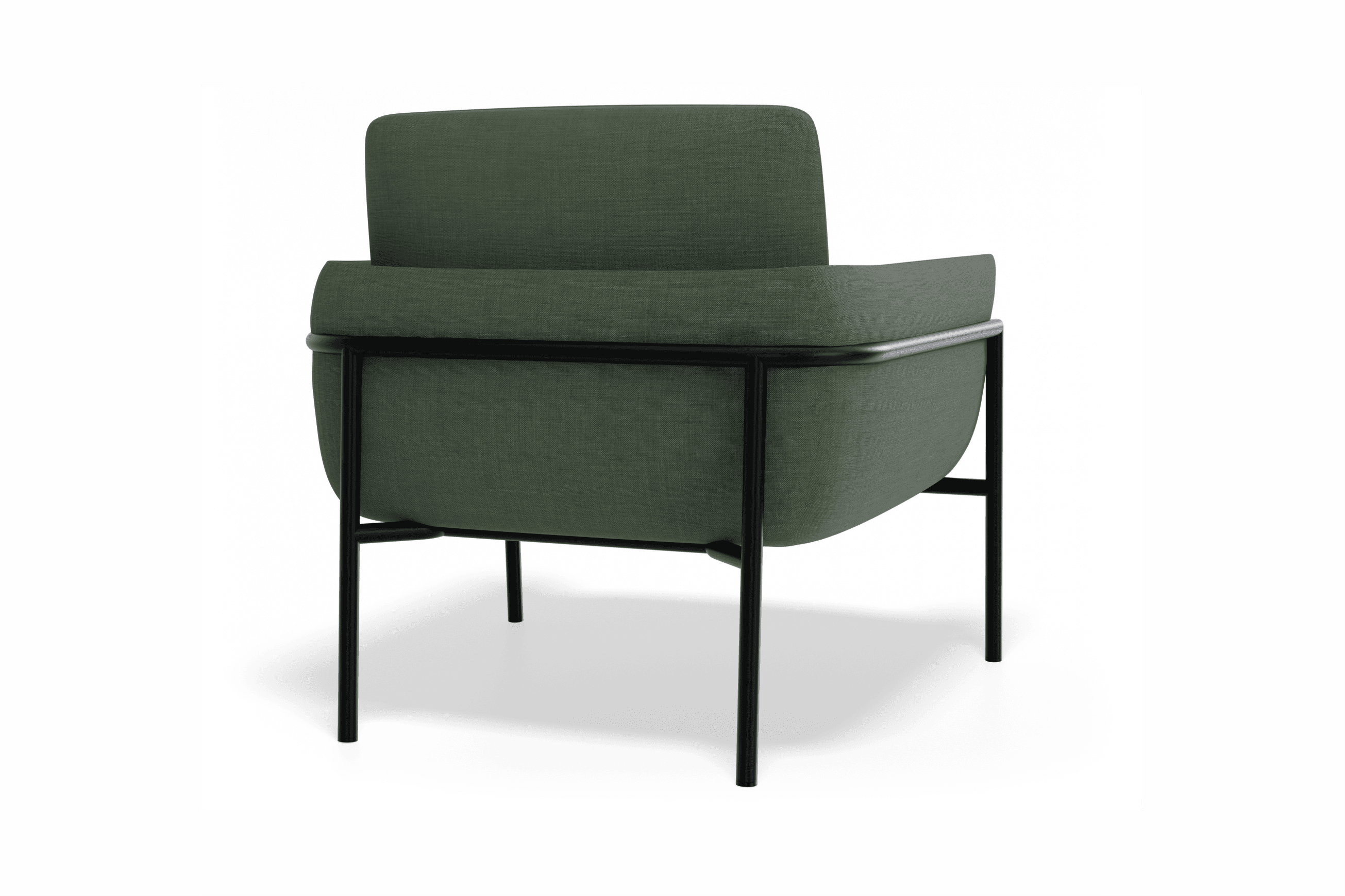 Charlie Single Seater Lounge Chair Kelp Green