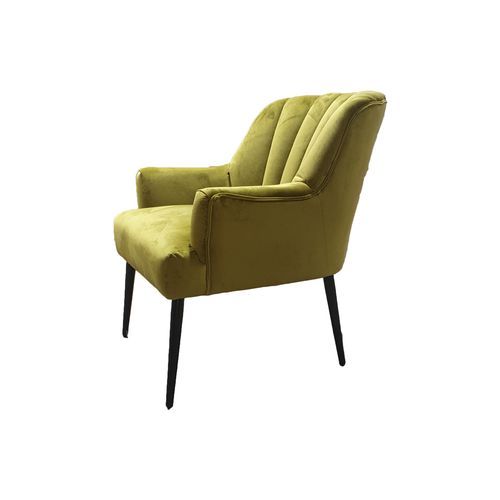 Lilly Chair in Lime Velvet
