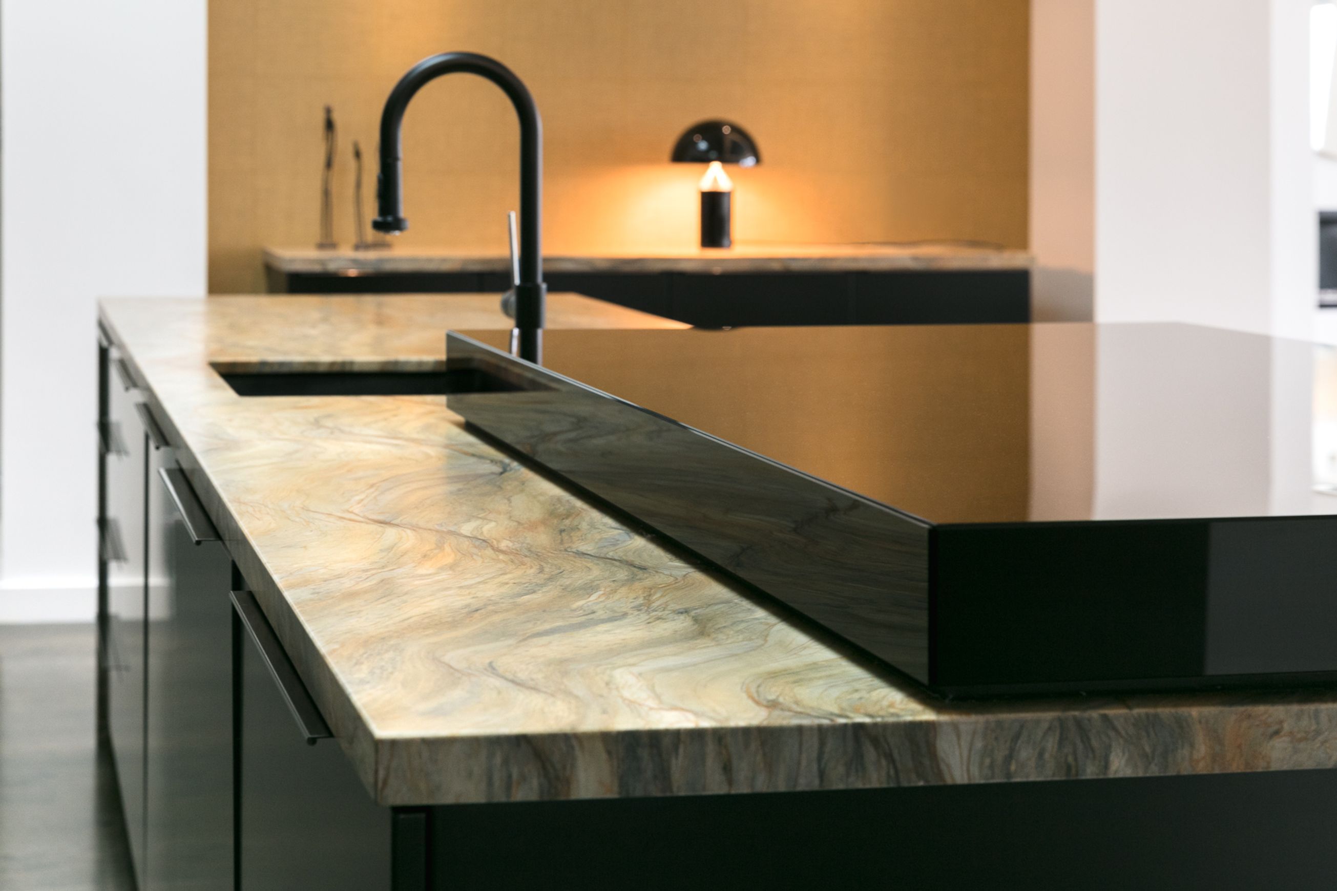 Kitchen Island Glass
