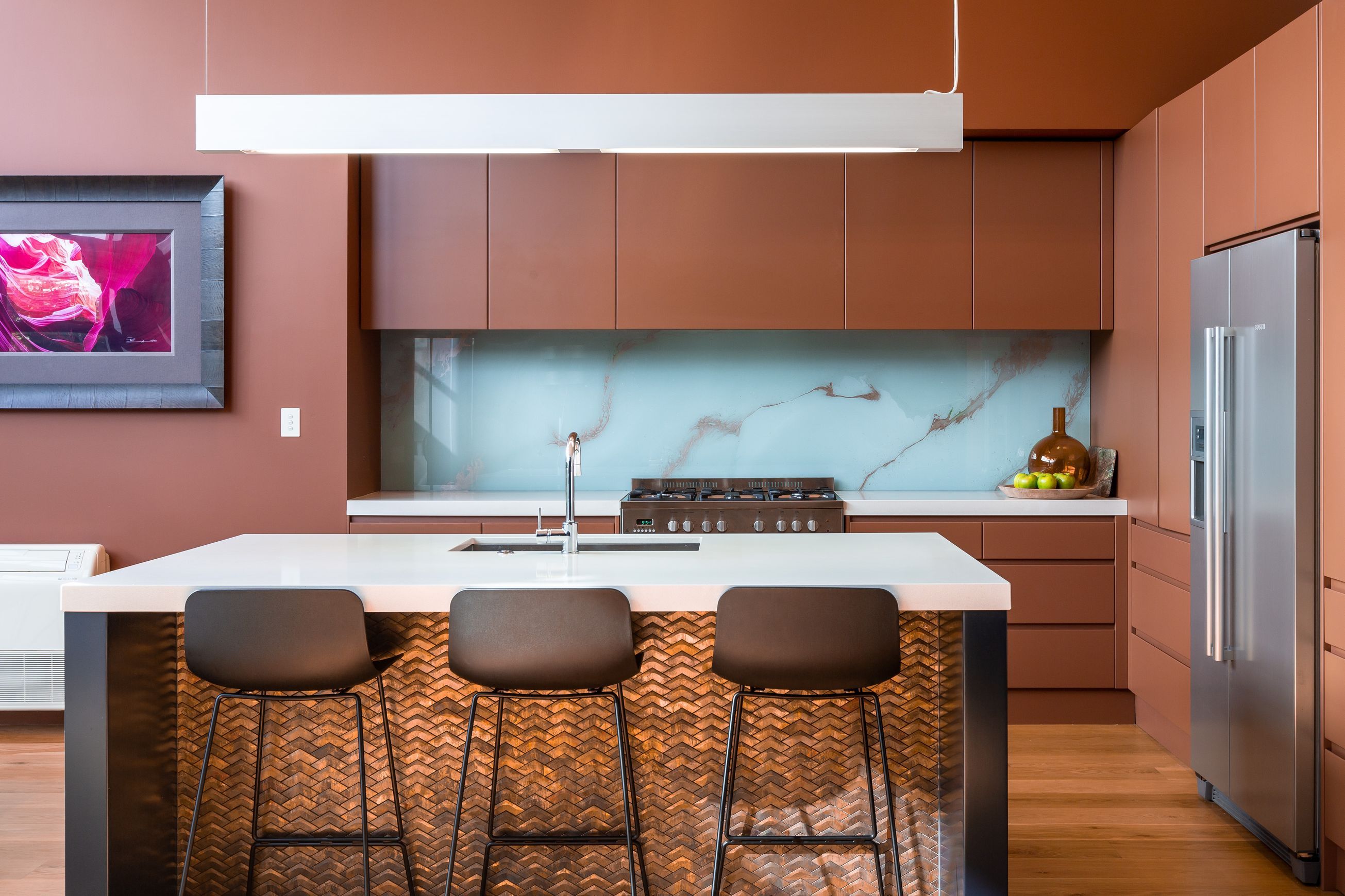 Marbled Glass Splashbacks