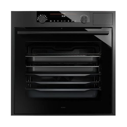 Asko 60cm Built-In Combination Steam Oven - Black Steel