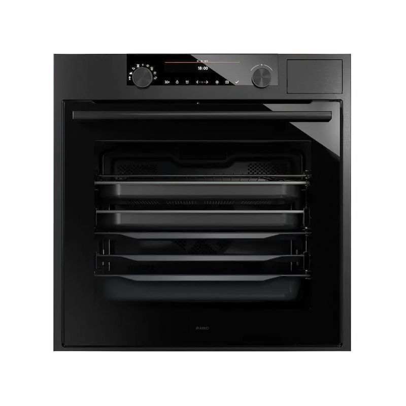 Asko 60cm Built-In Combination Steam Oven - Black Steel
