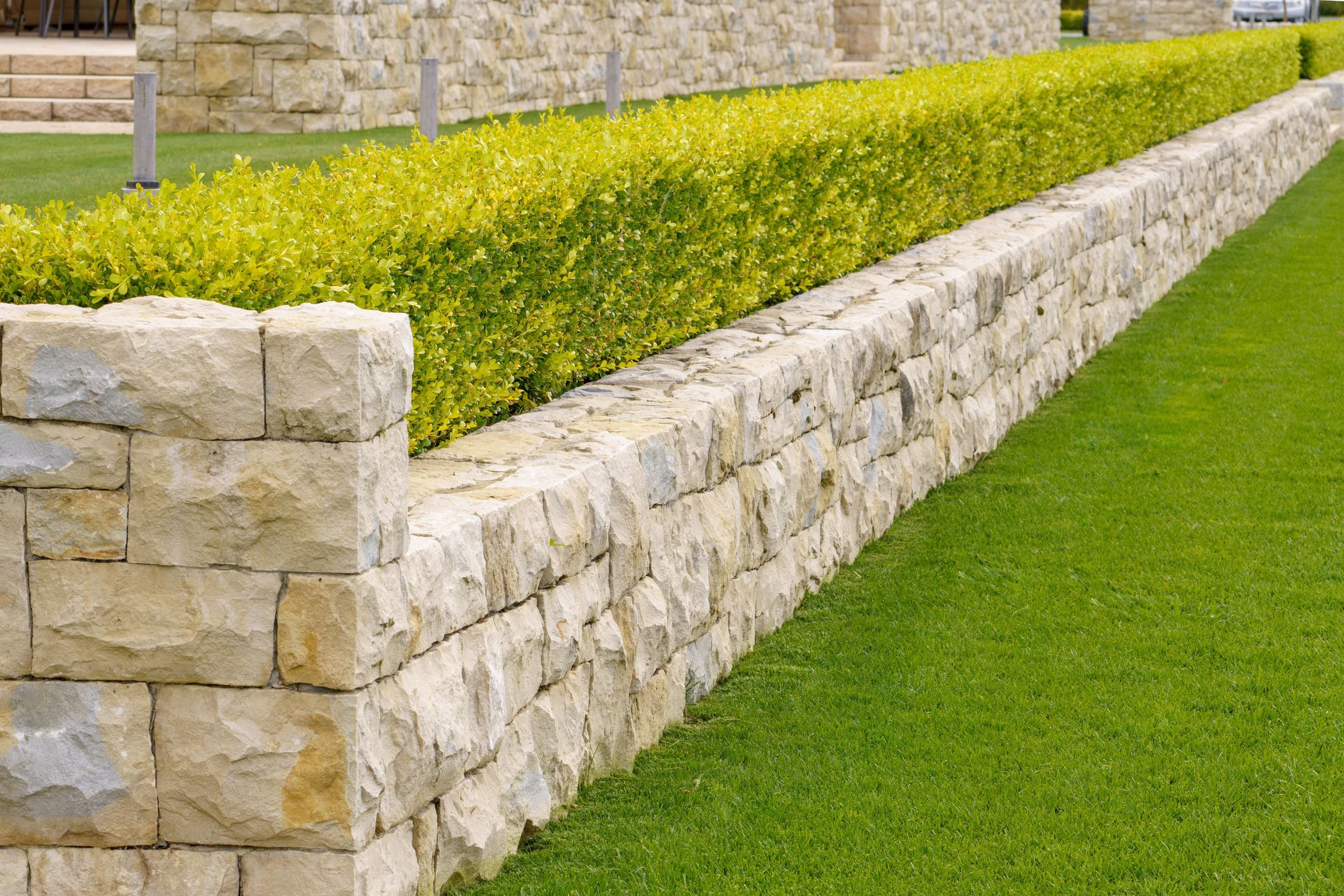 Stone Boundary Walls