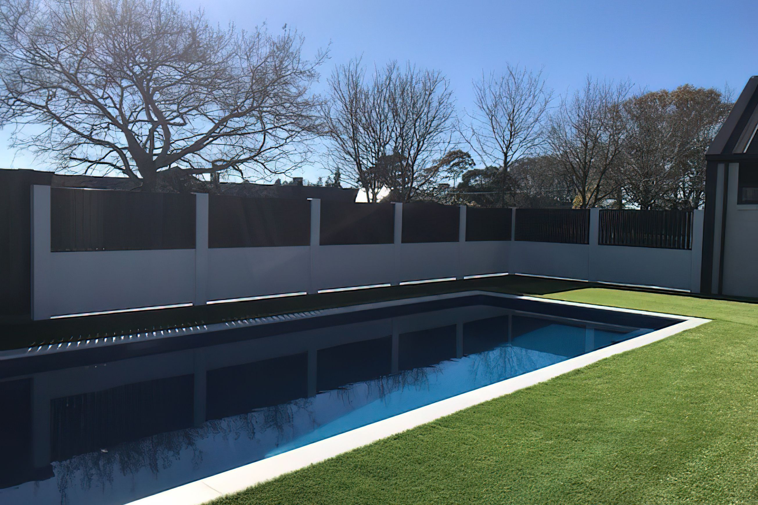 Solid Fence Panels - Pool Fence