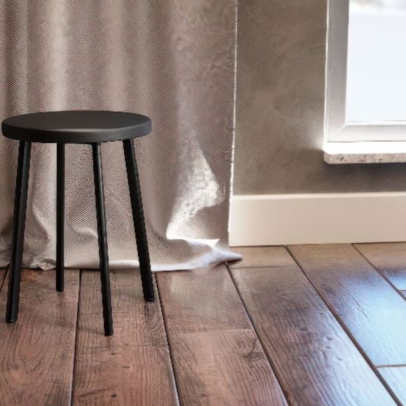 Atlas Low Stool - Black