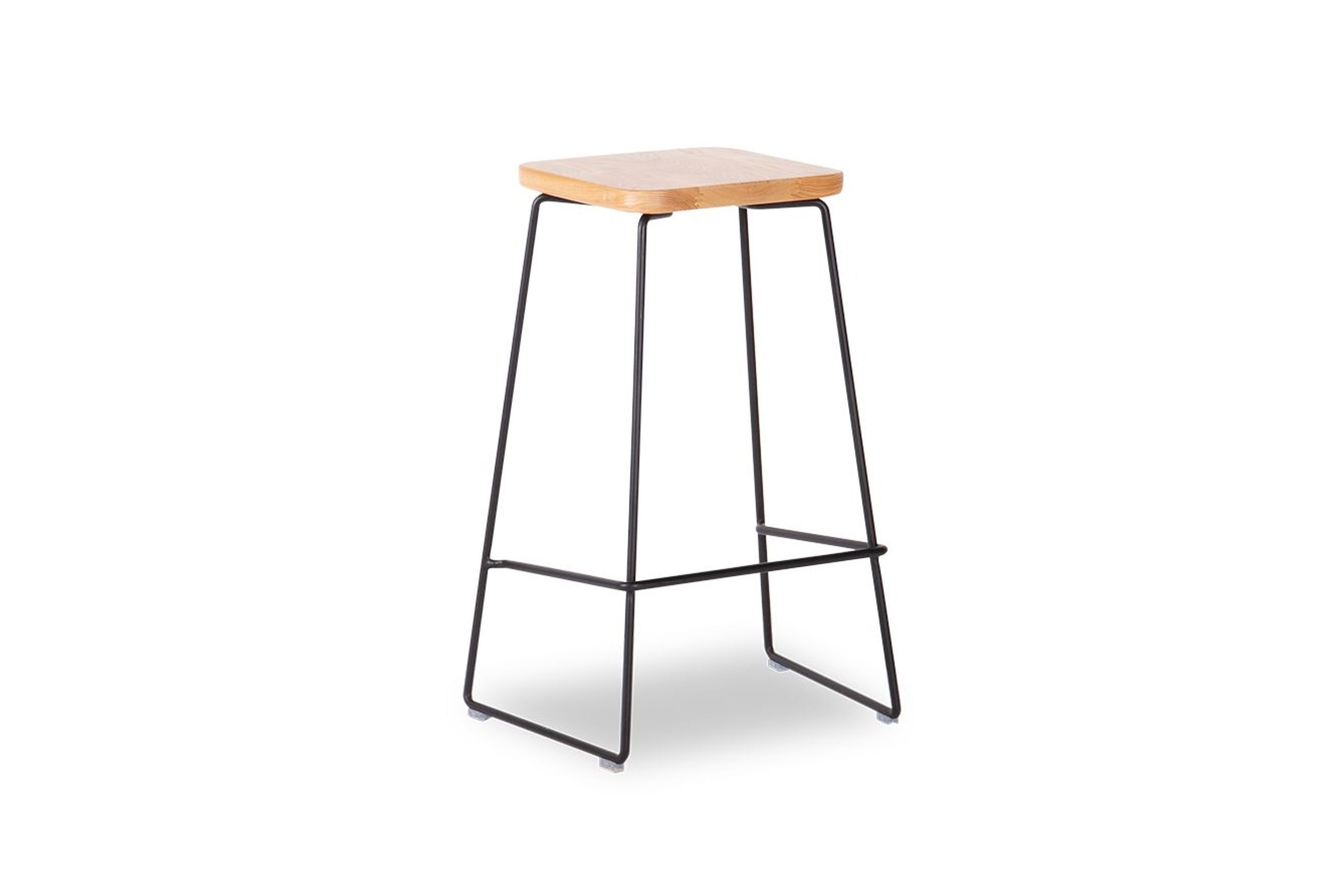 Hugo Bar Stool -  Natural Seat - 78cm Round Seat
