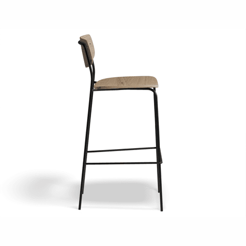 Rylie Stool - Natural Ash Seat and Backrest