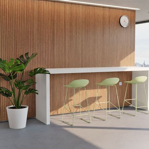 Pop Stool - Dusty Green Frame and Shell Seat