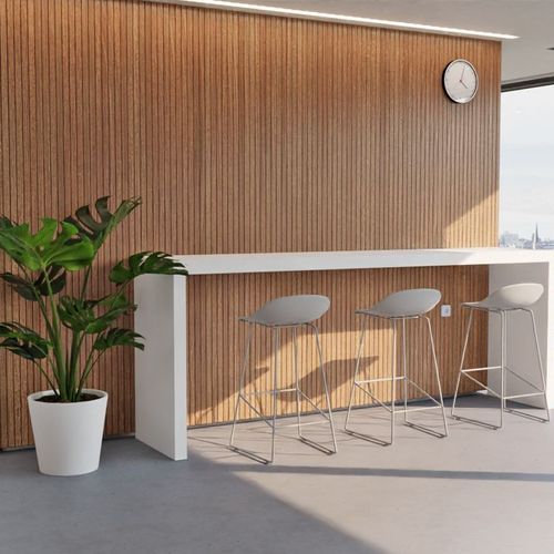 Pop Stool - Silver Grey Frame and Shell Seat