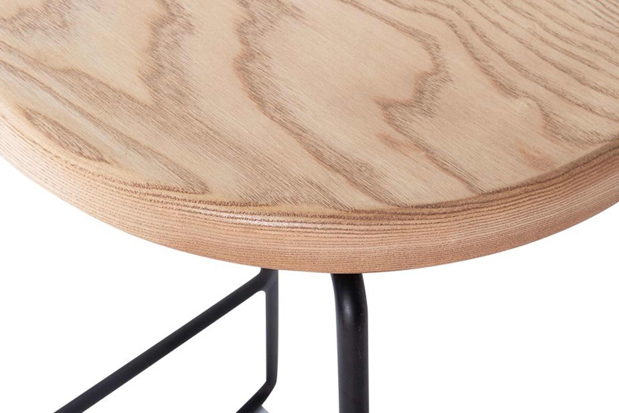 Hugo Bar Stool -  Natural Seat - 78cm Round Seat