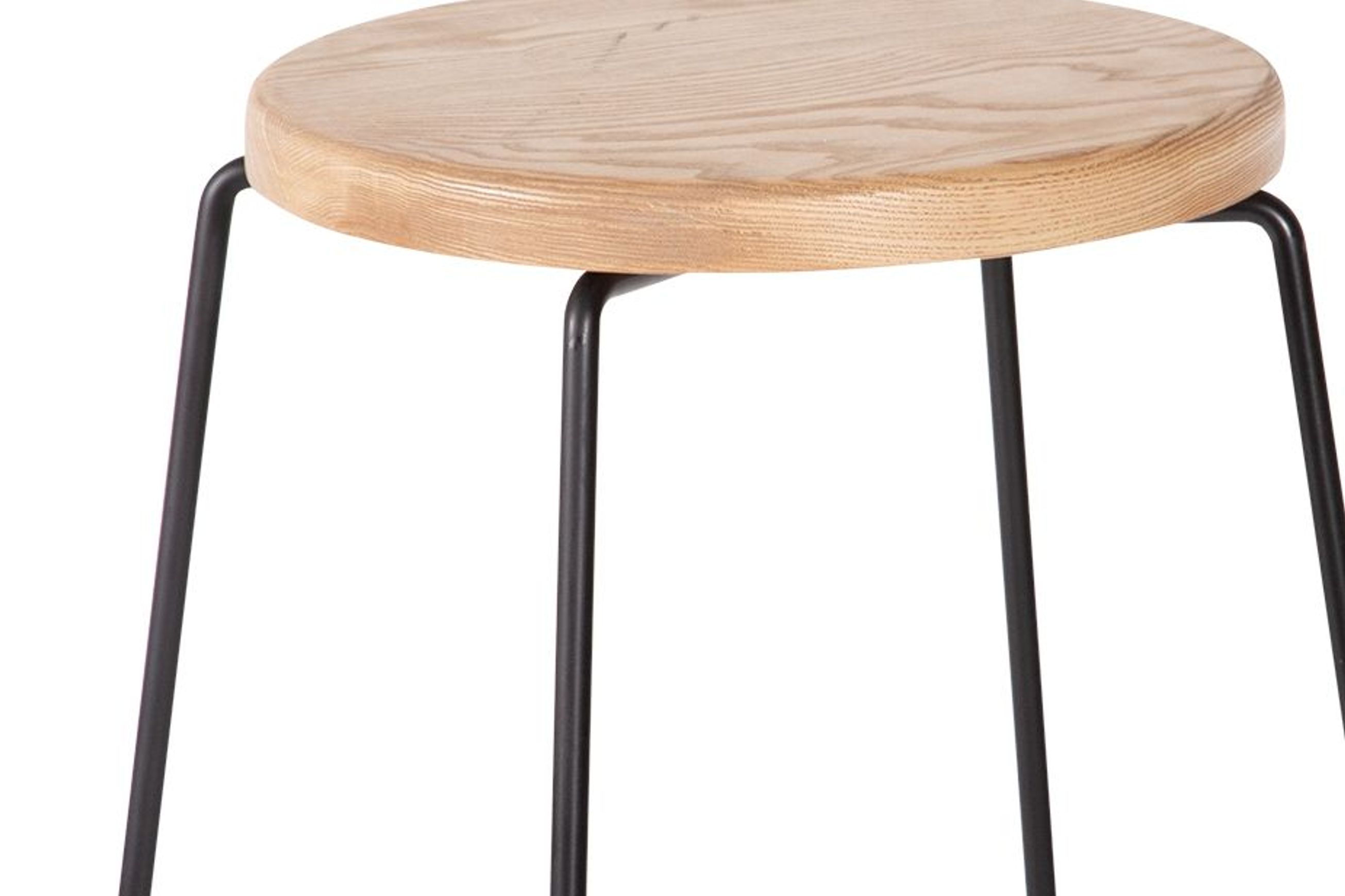 Hugo Bar Stool -  Natural Seat - 78cm Round Seat