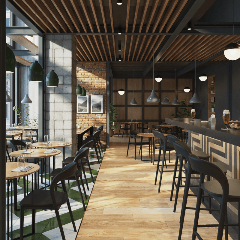 Mia Stool - Black Frame