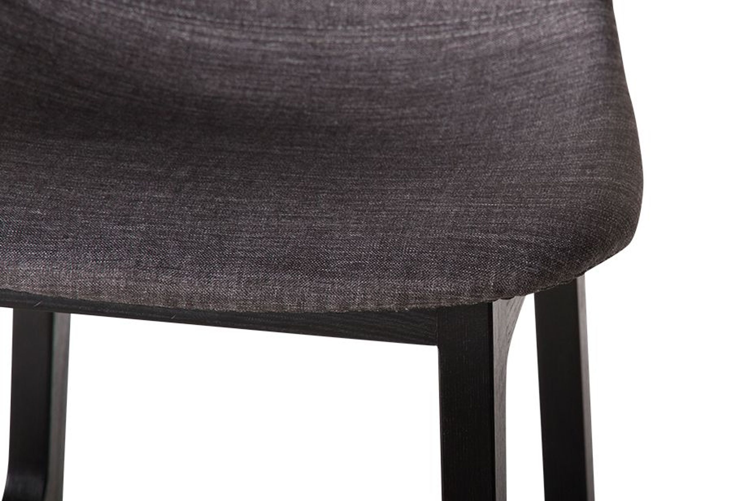 Ara Stool - Black - Charcoal Fabric - 74cm Bar/Counter Seat Height