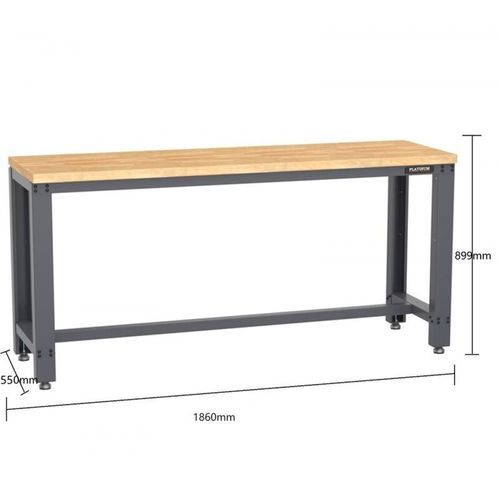 Pro Series 1.9m Workbench with Wooden Surface