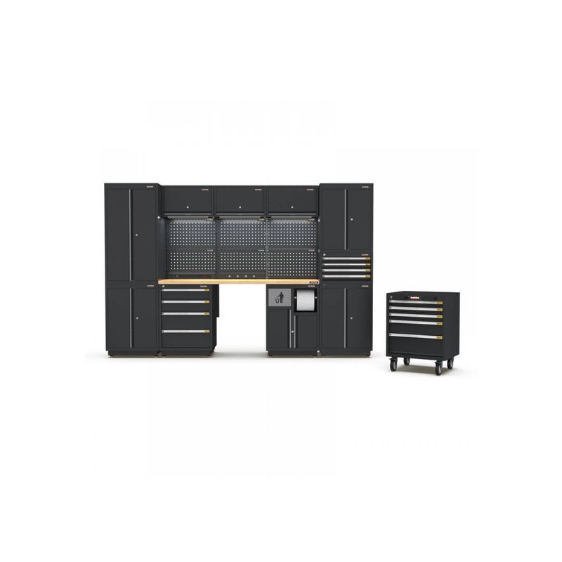 Pro Series Black Garage Storage Cabinet Set | GS30-27P