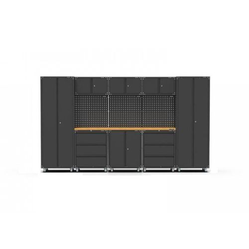 Black Workshop Garage Storage Cabinet Set | GS-D12