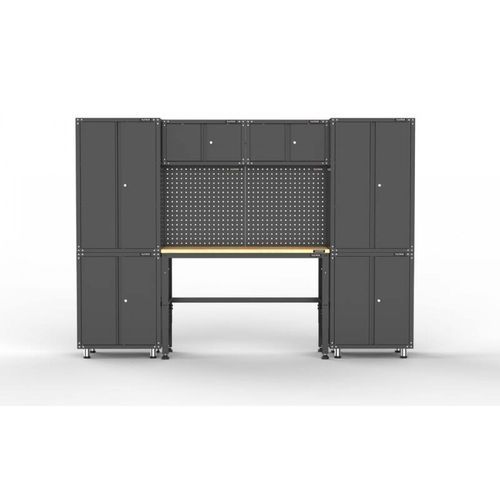 Black Workshop Garage Storage Cabinet Set | GS-D9A