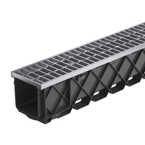Storm Drain™ Pro – 1m with Class B Galvanised Grate