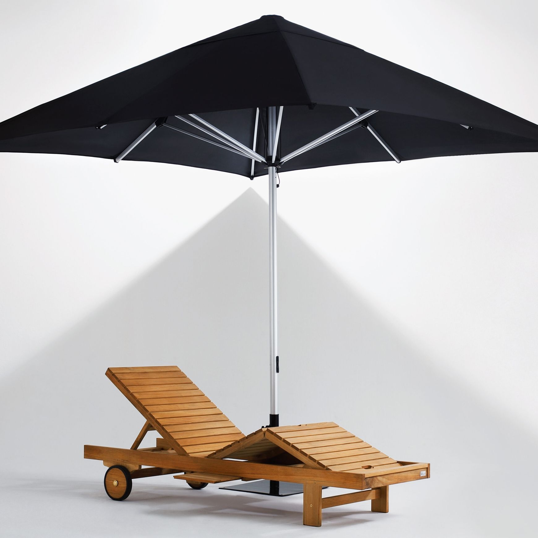 Somers Teak Sunlounger