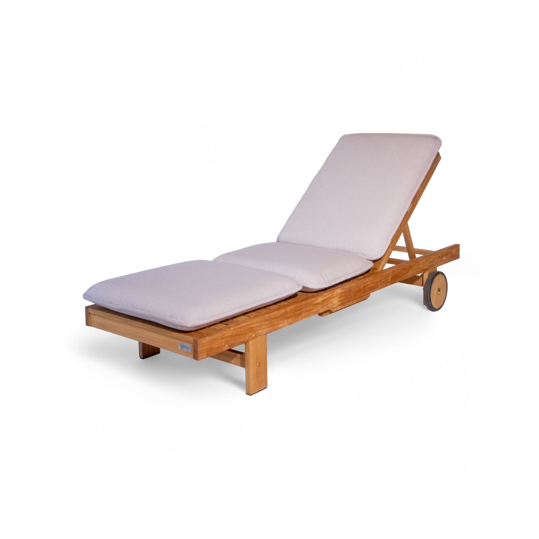 Somers Teak Sunlounger