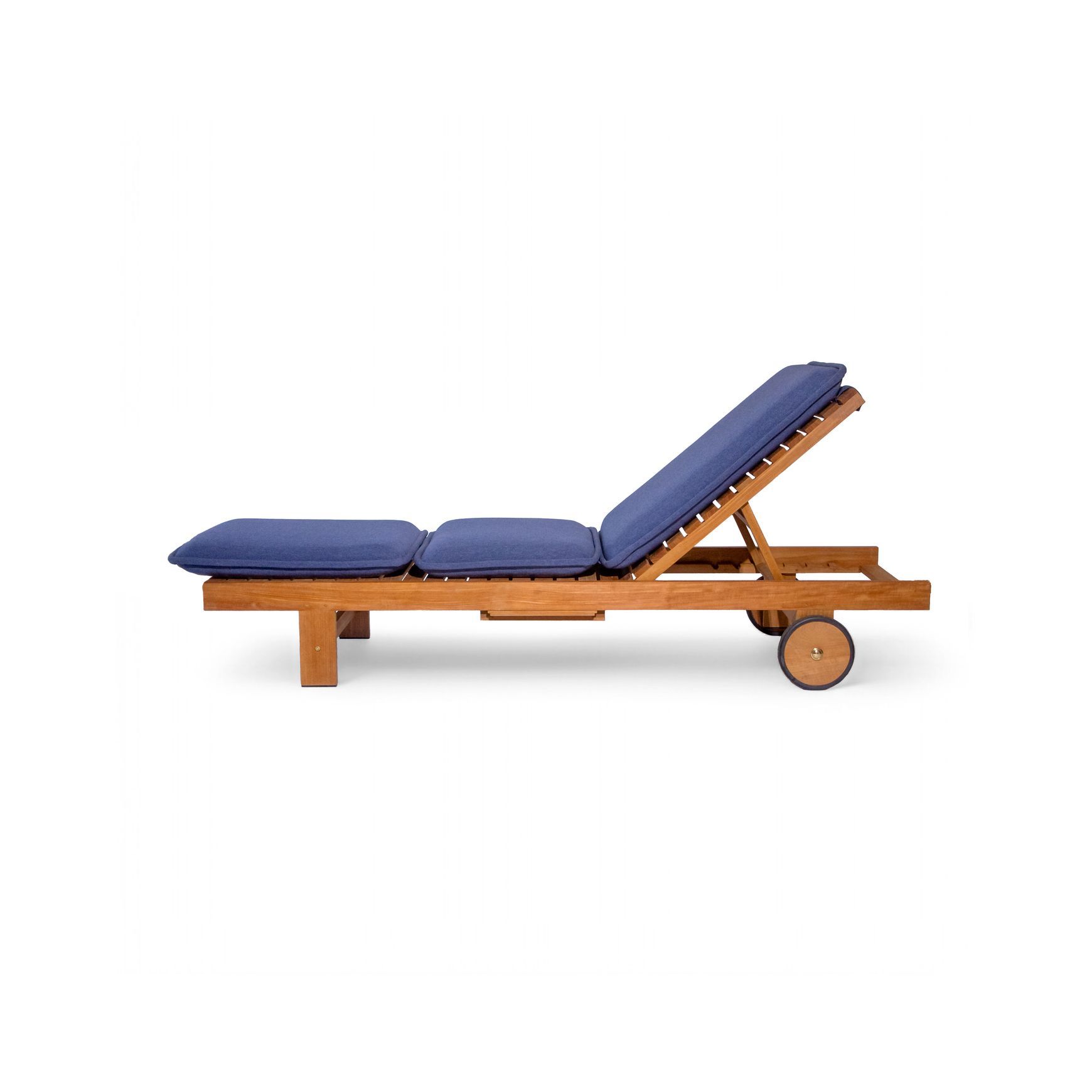 Somers Teak Sunlounger