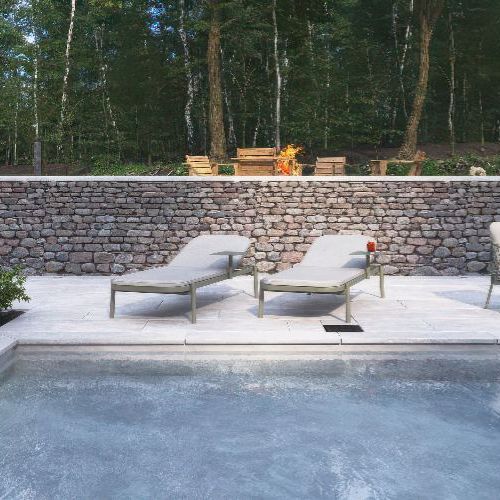 Verano Sun Lounger with Side Table