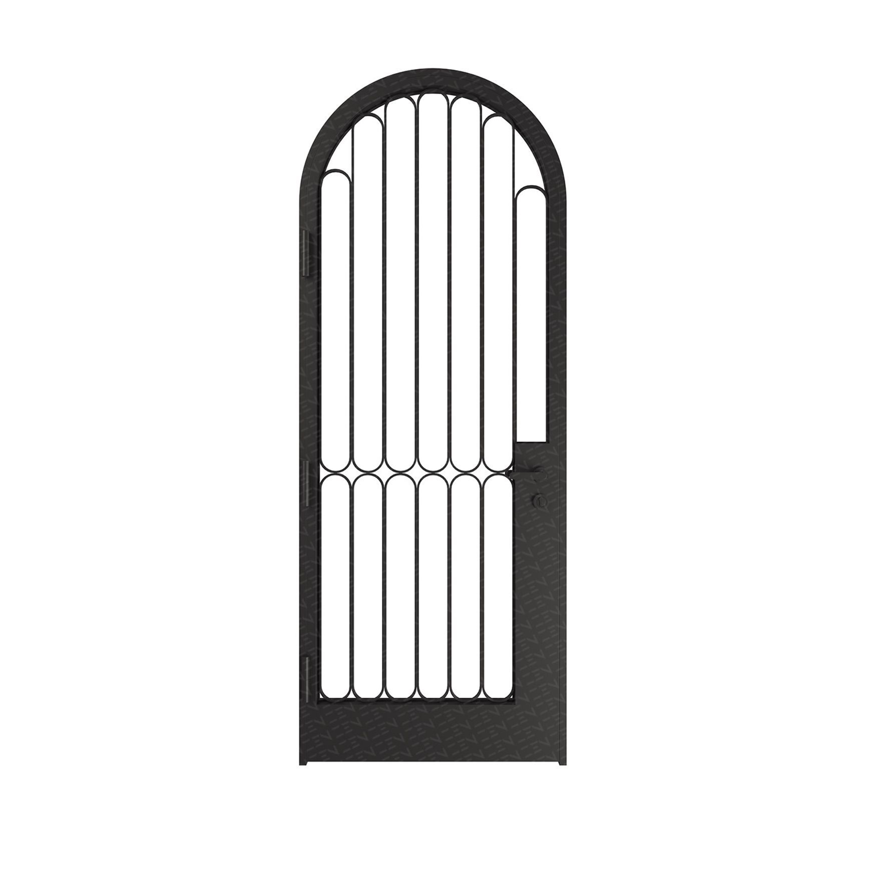 Arch Steel Frame Hinge Gates – Galvanised FPS50
