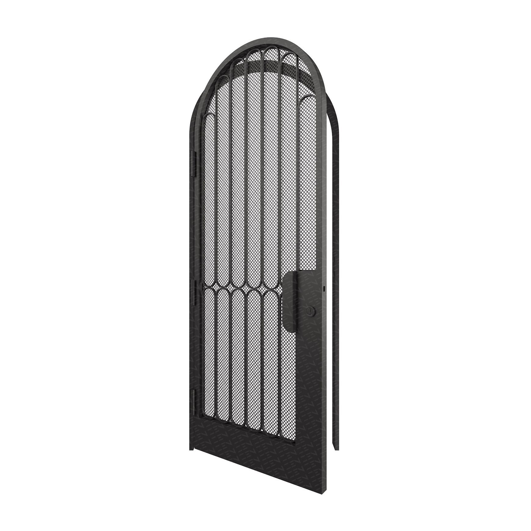 Arch Steel Frame Hinge Gates – Galvanised FPS50