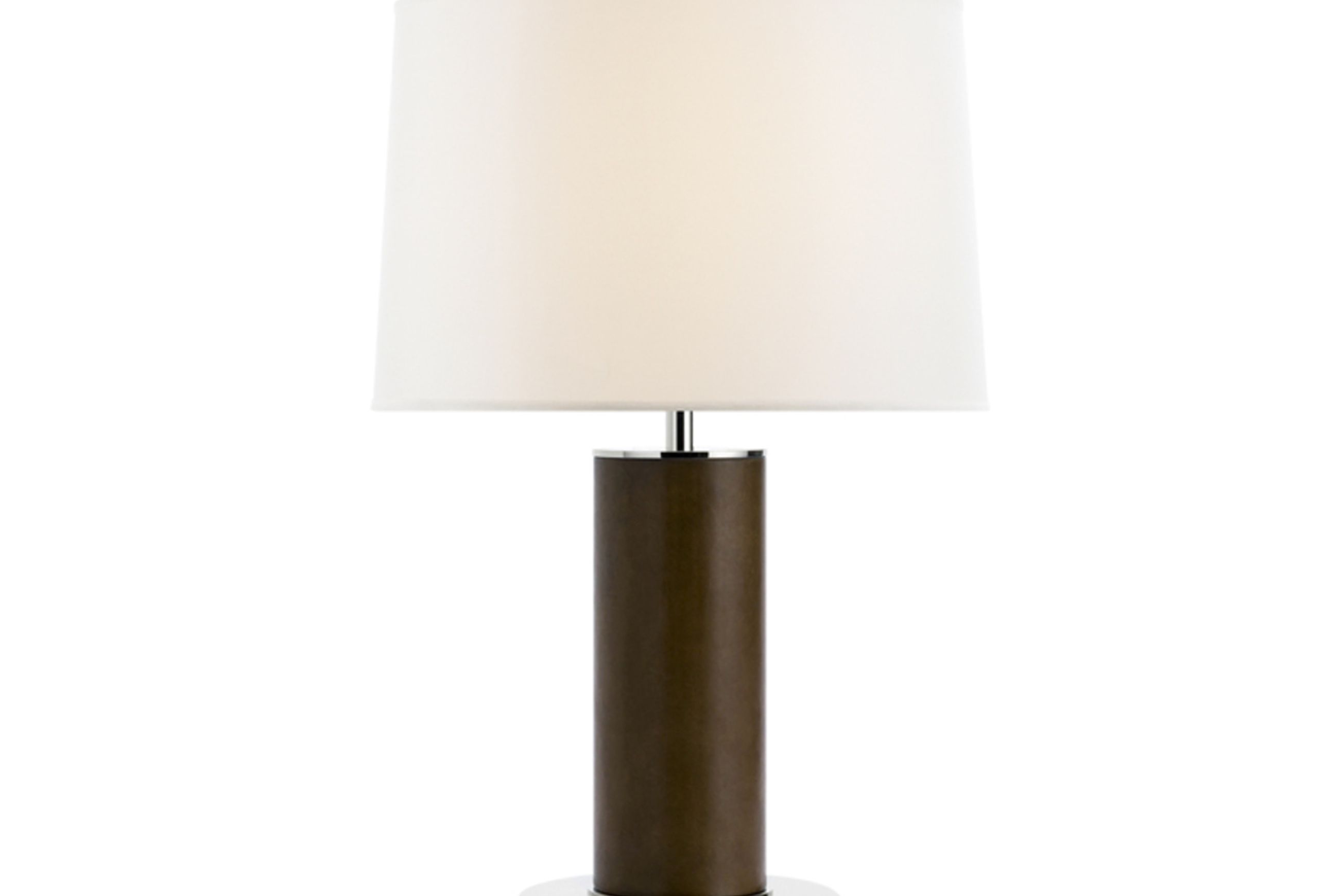 Beckford Leather Table Lamp – Chocolate