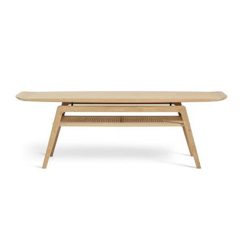 Surfboard Coffee Table with Shelf