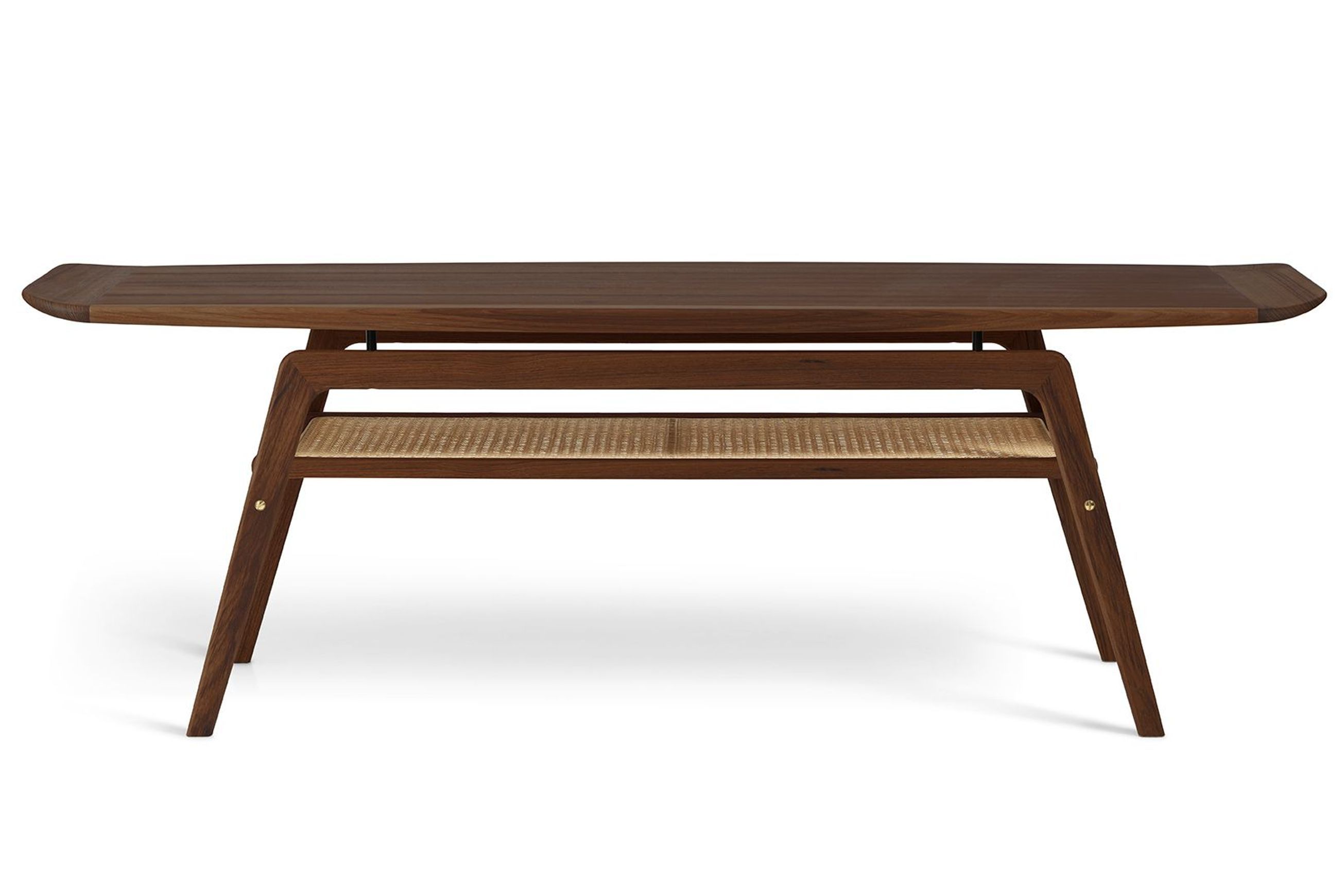 Surfboard Coffee Table with Shelf