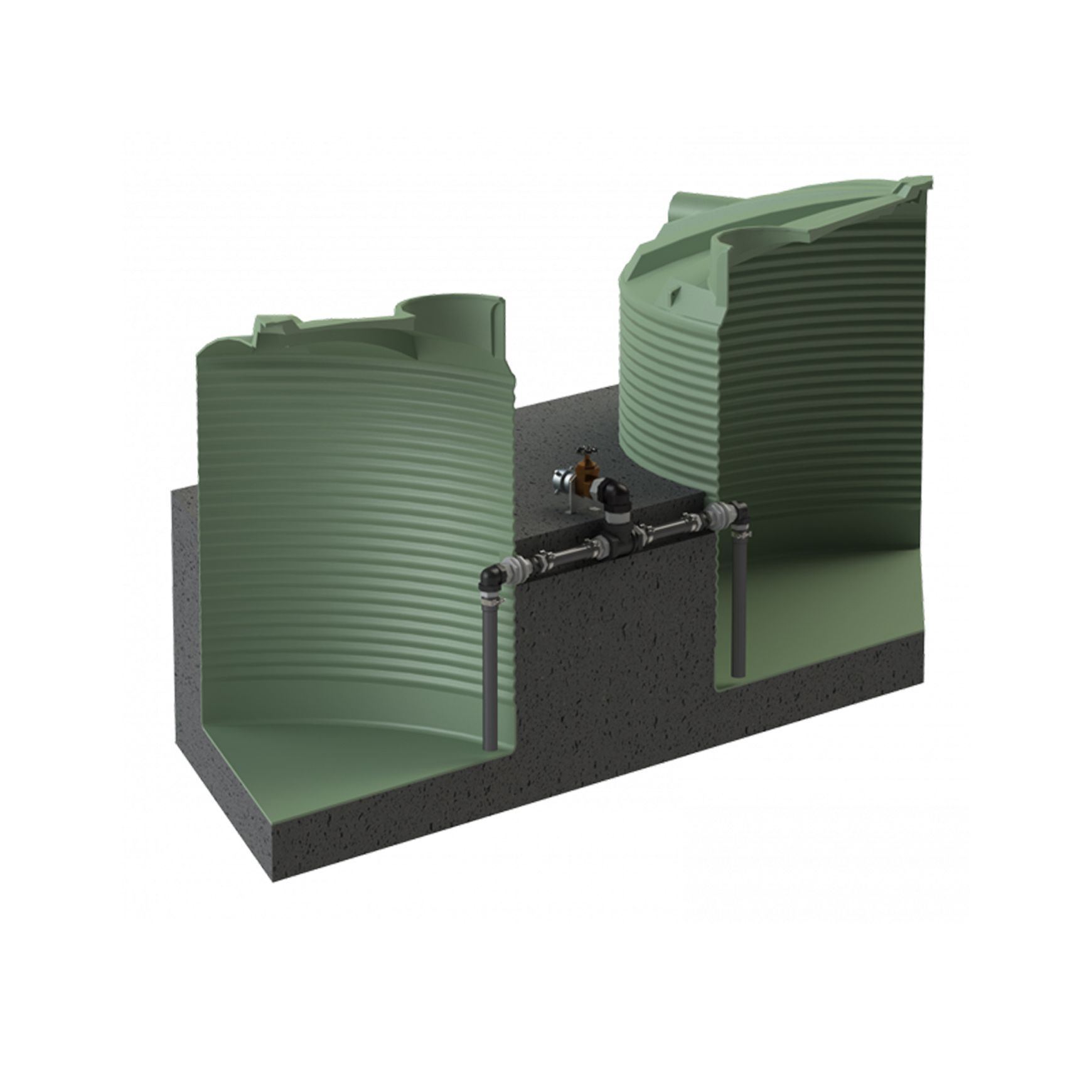 Promax Dual Tank Fire Service Outlet Kit - 100mm