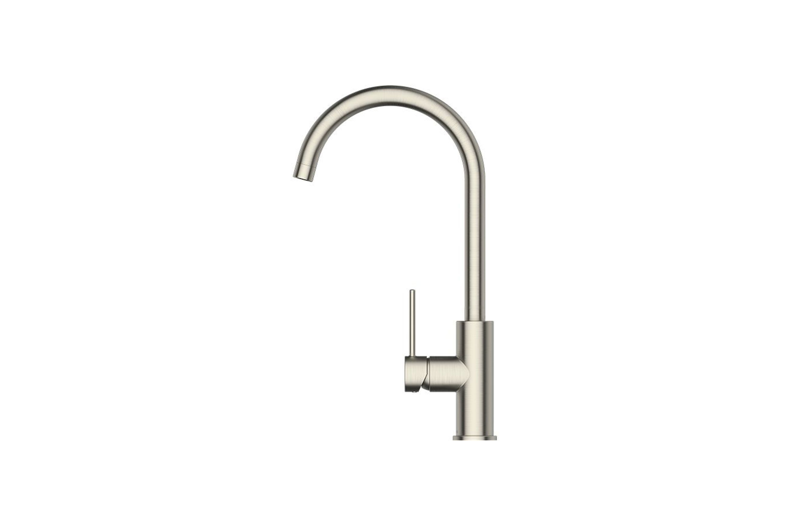 Minimalist MK2 Sink Mixer Goose Neck