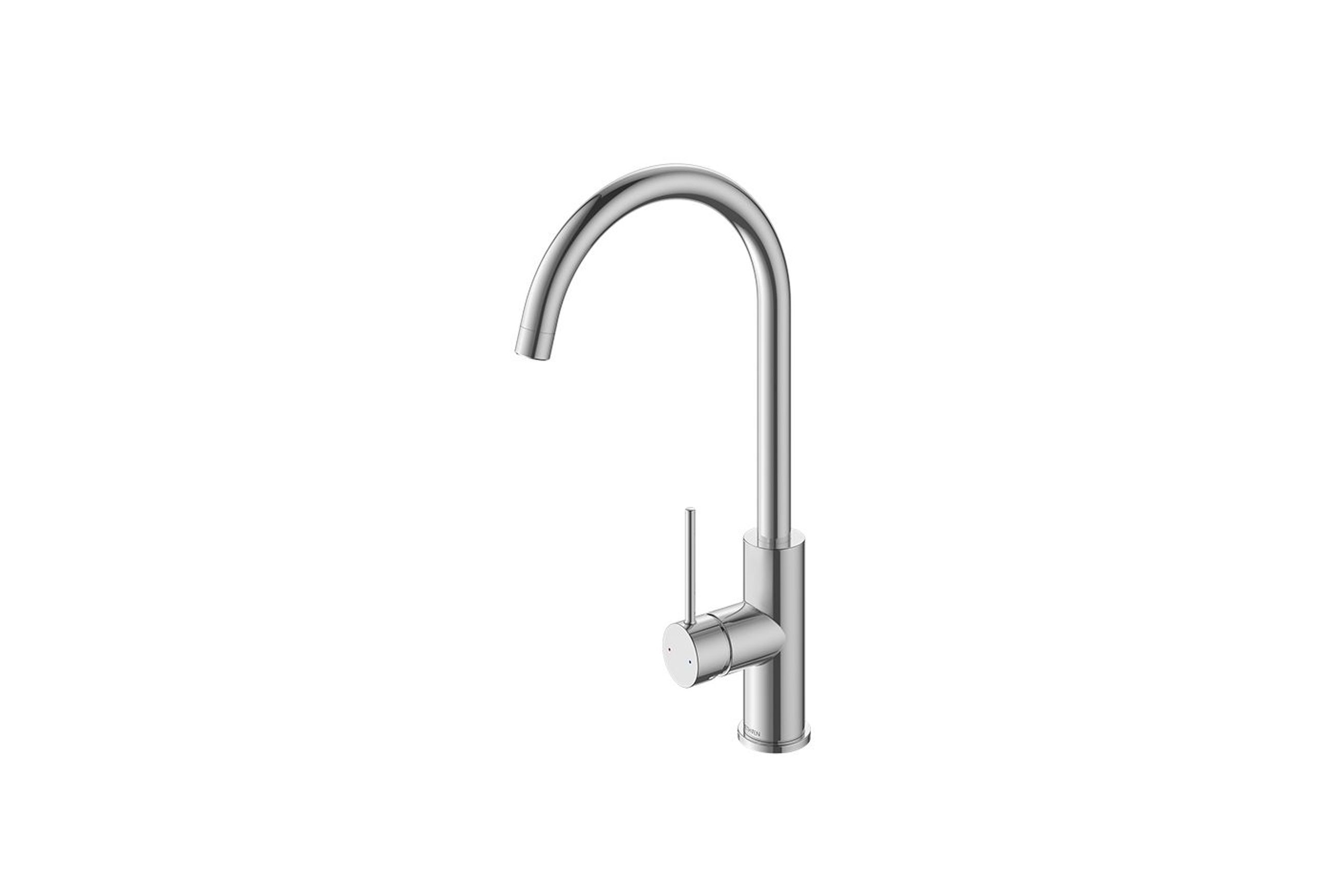 Minimalist MK2 Sink Mixer Goose Neck