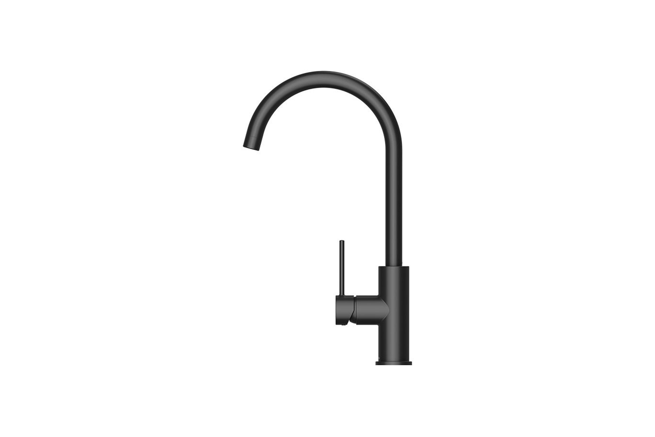 Minimalist MK2 Sink Mixer Goose Neck