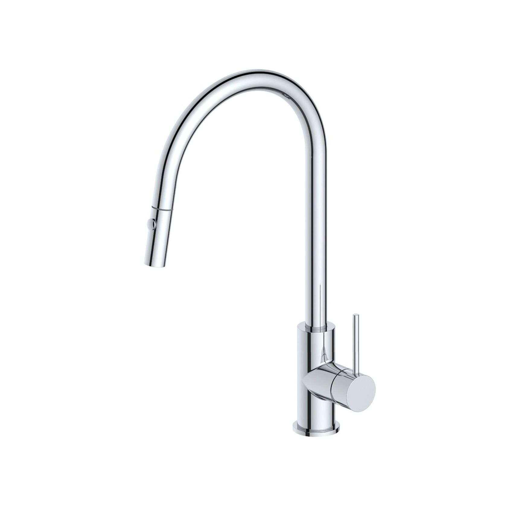 Tube Kitchen Mixer With Pull Out Spray