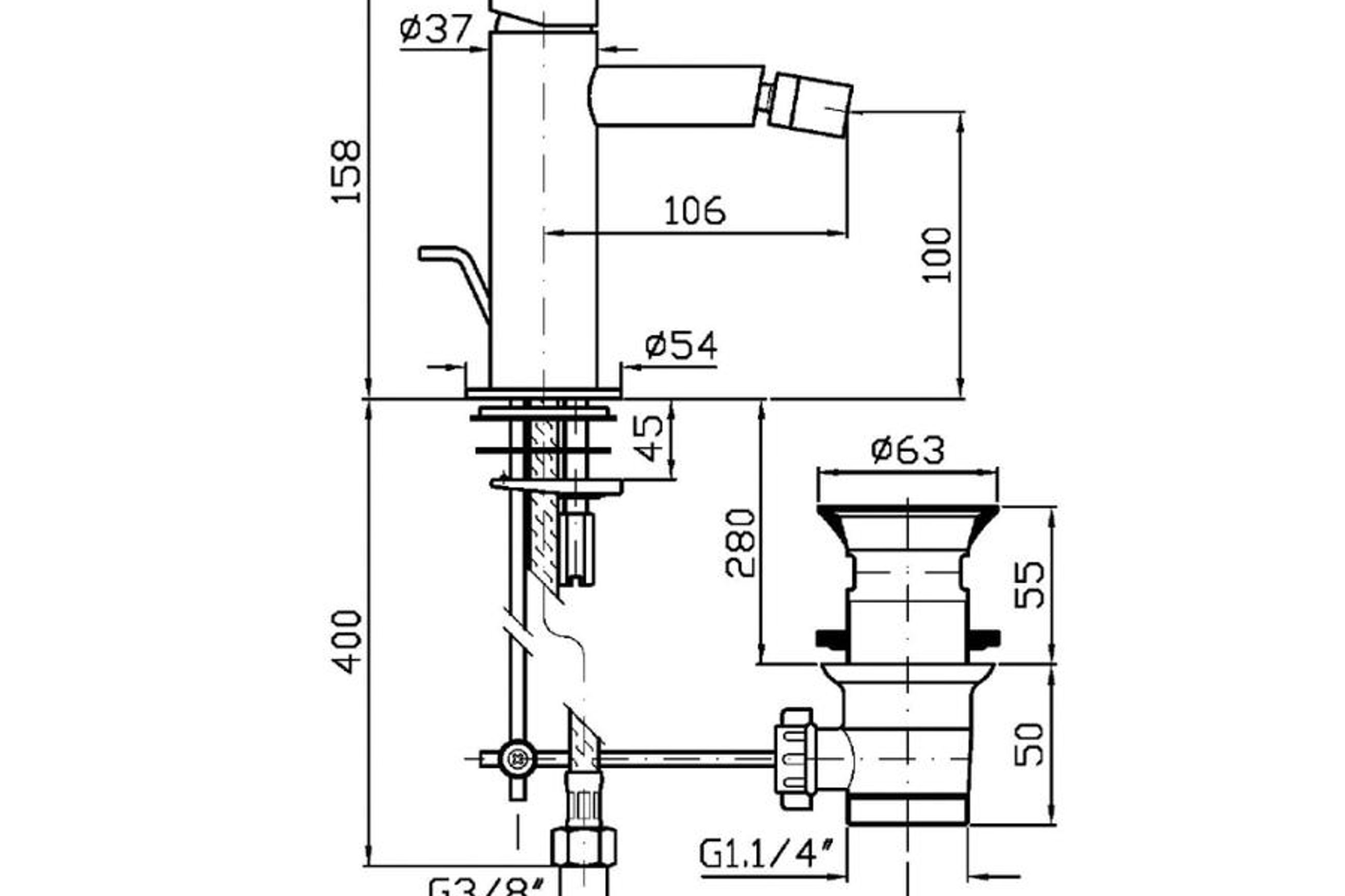 Gill Bidet Mixer