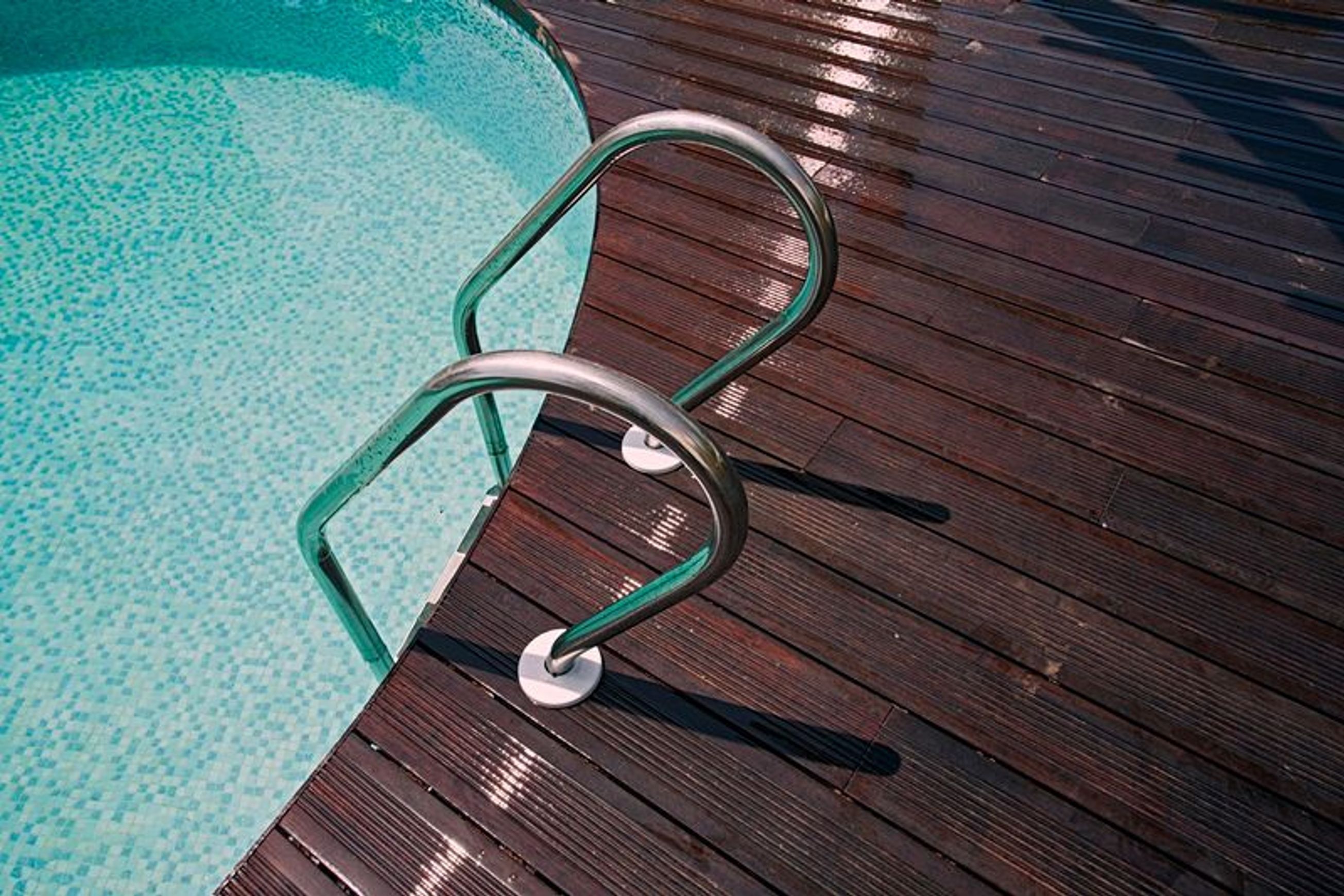 Bamboo Swimming Pool Decking