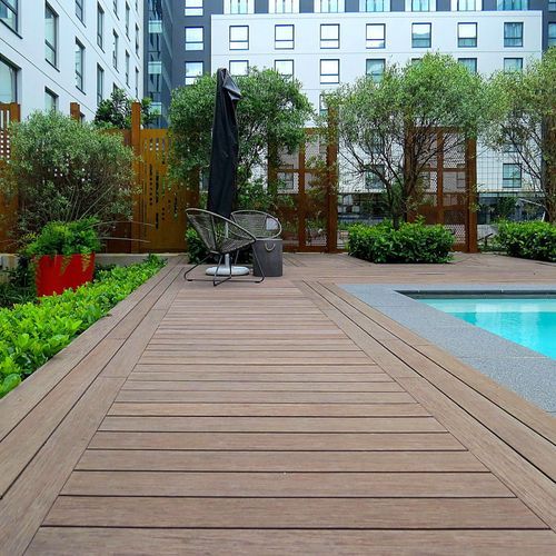Bamboo Swimming Pool Decking