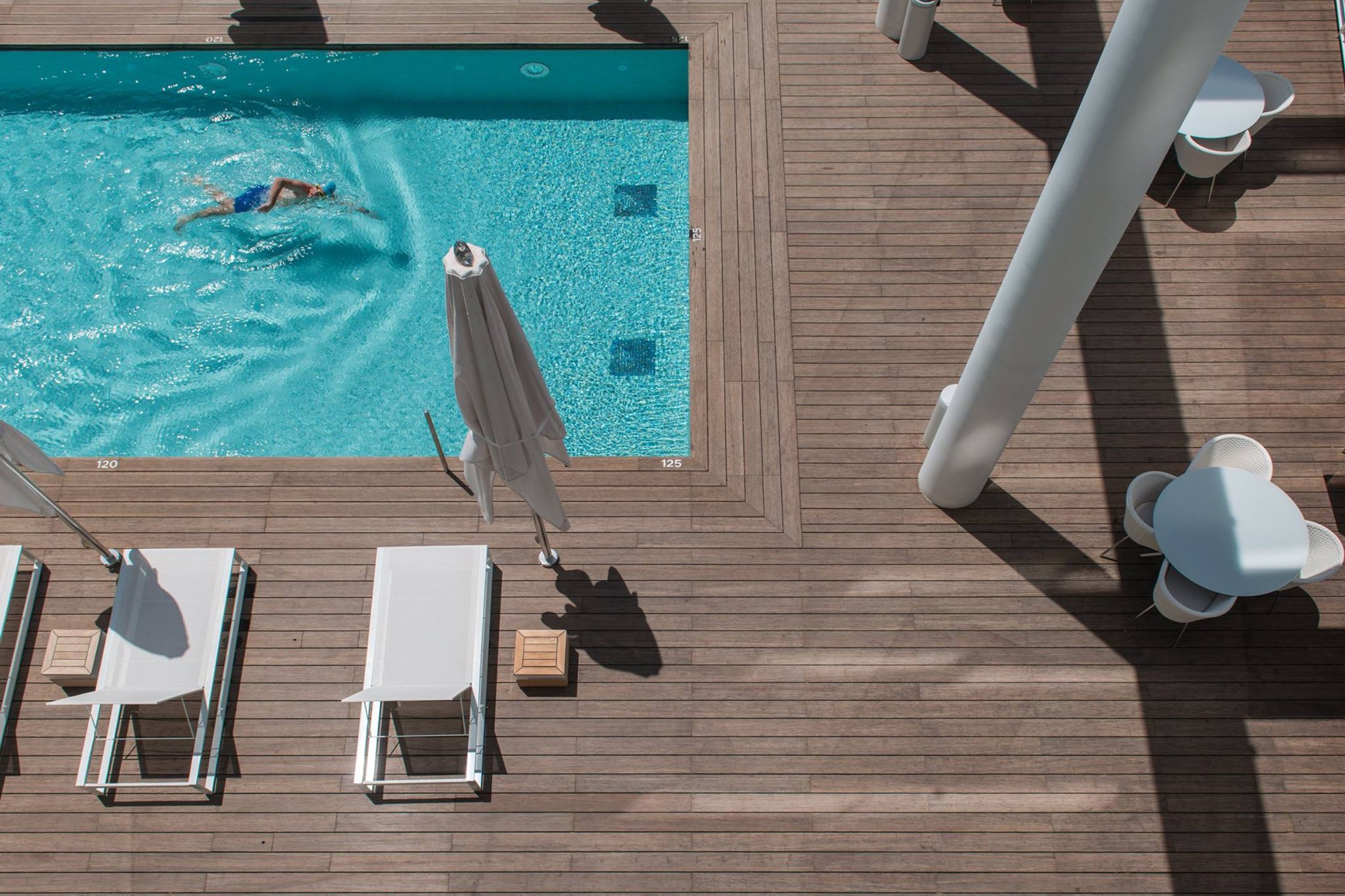 Bamboo Swimming Pool Decking