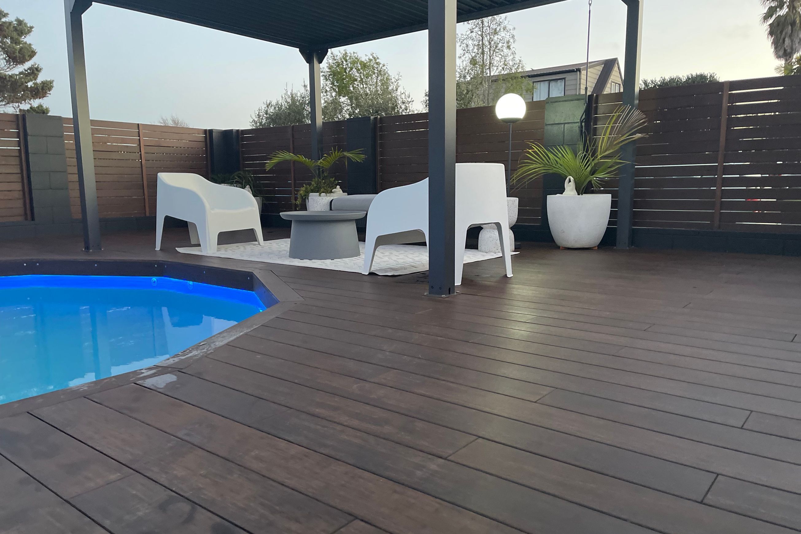 Bamboo Swimming Pool Decking