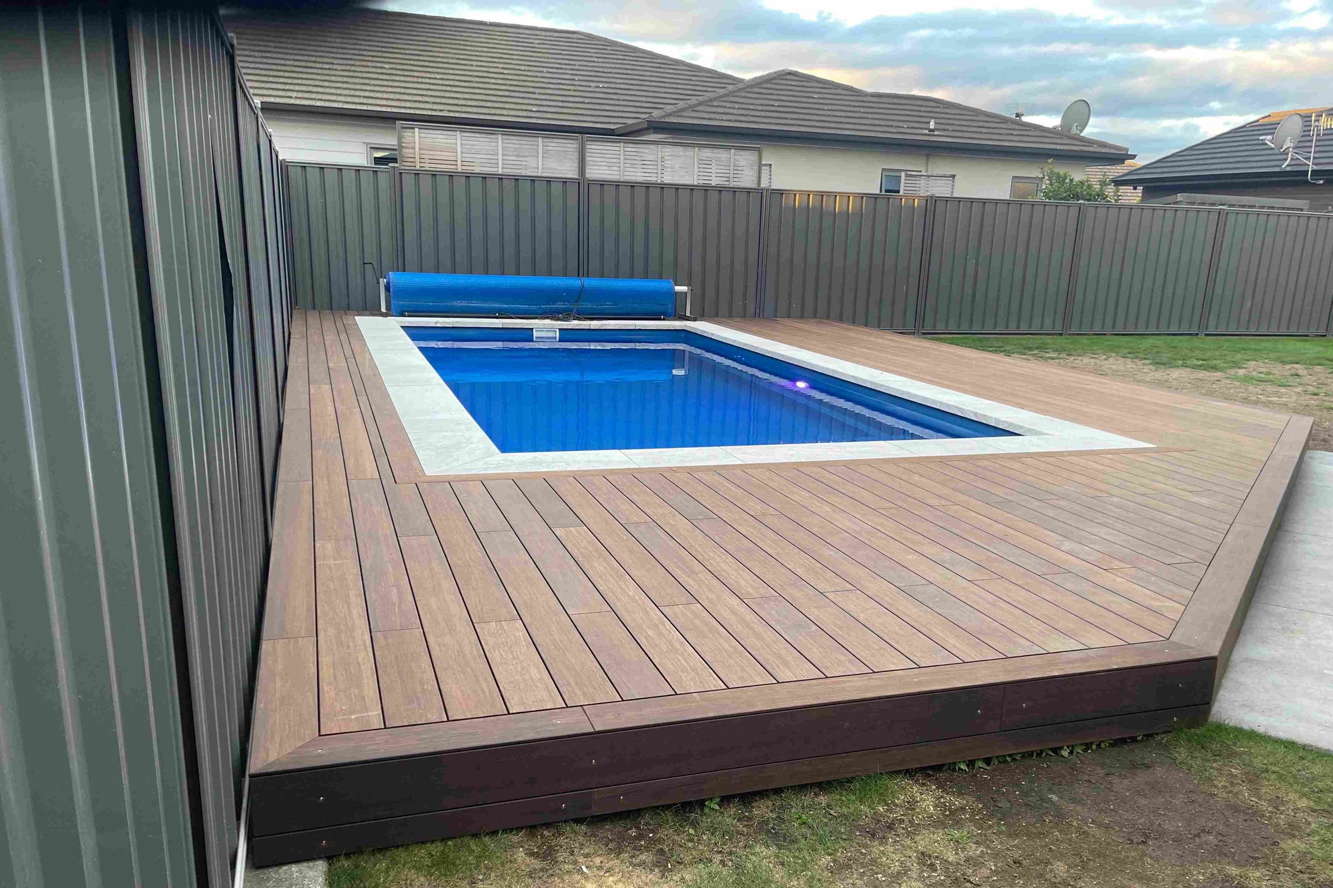 Bamboo Swimming Pool Decking