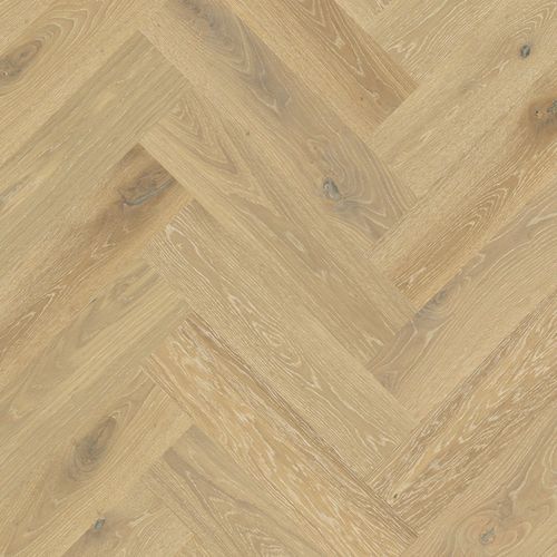 Nature's Oak Timber Blanc Herringbone Timber Flooring