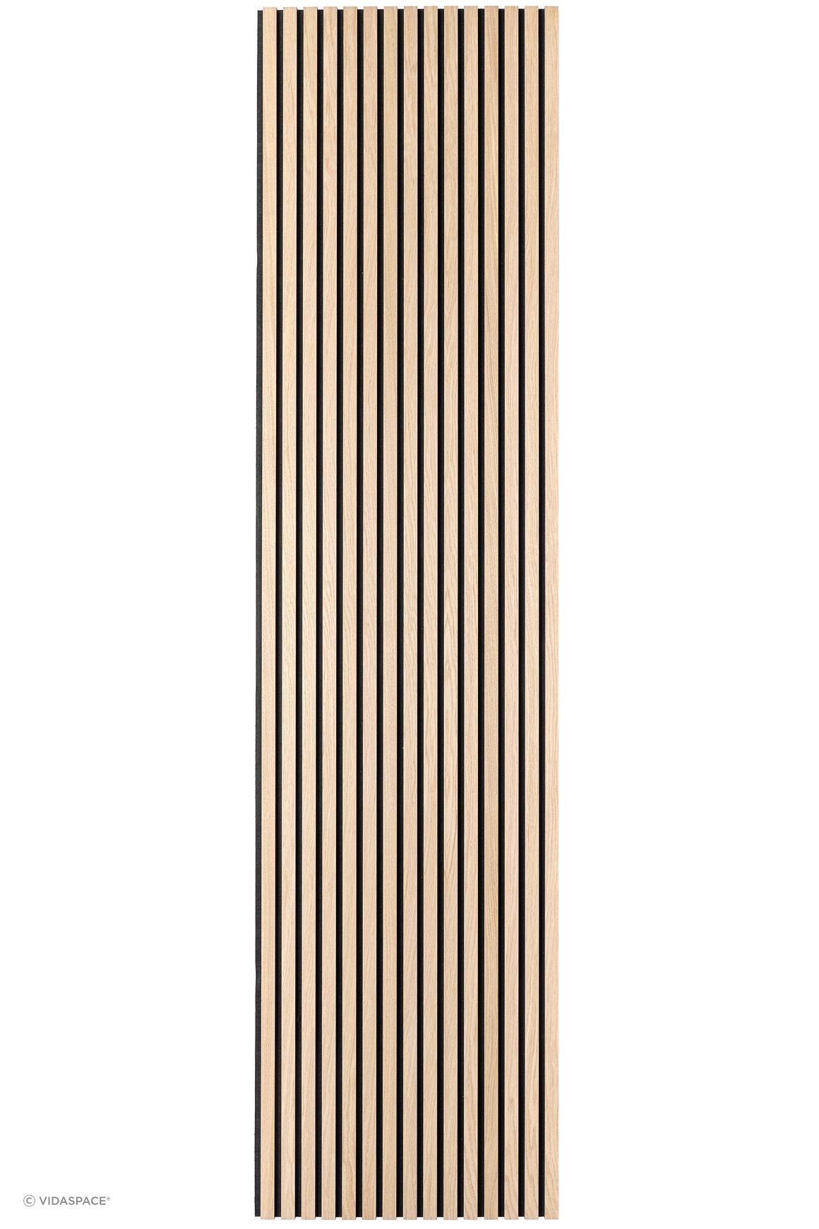 Unfinished Oak Acoustic Timber Slat Panel