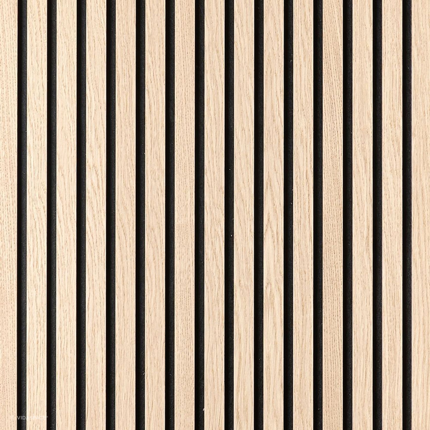 Unfinished Oak Acoustic Timber Slat Panel
